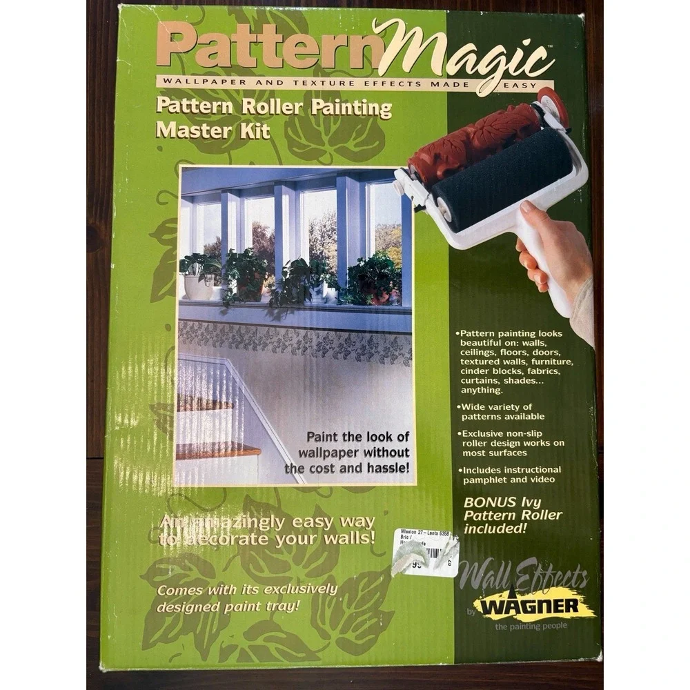 Wagner Pattern Magic Roller Decorator Master Kit Faux Wallpaper or Trim Accent